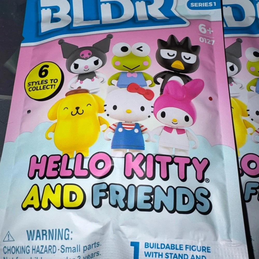 BLDR Hello Kitty and Friends Pink Blind Bag Collectible Figure series 1